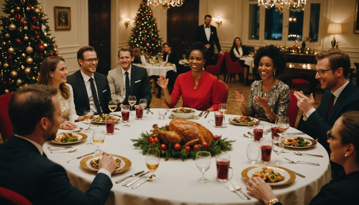repas de noel en entreprise