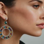 boucles d'oreilles asymétriques tendance